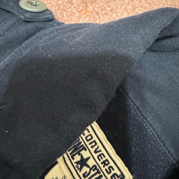 Small Converse Y2k Blue Button Pea Cost Jacket Blazer Coat Skate Skater Vintage - Picture 3 of 6